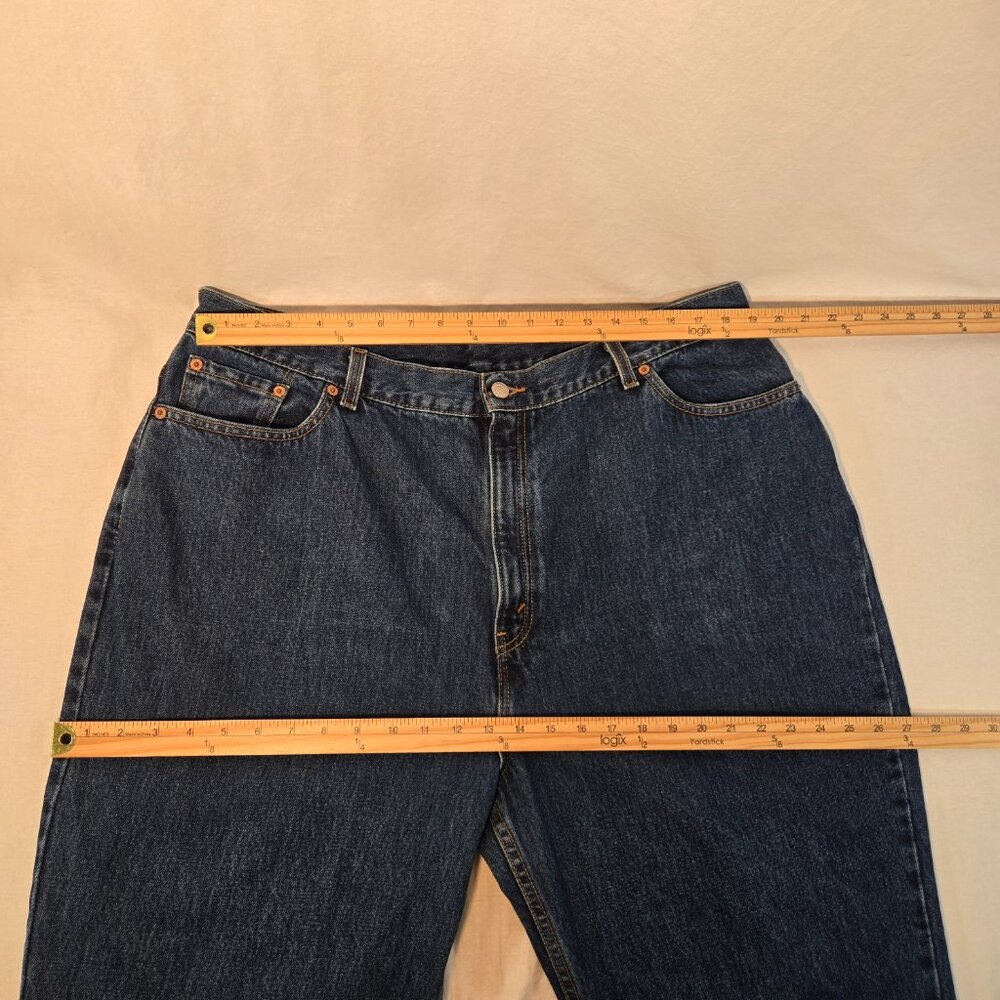 USA Vintage LEVI'S 550 Relaxed Fit Tapered Leg Hi-Rise Women's Plus Size 24 W M. - Picture 13 of 16